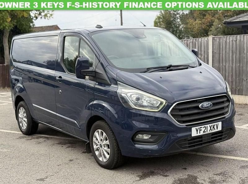 Blue Used 2021 Ford Transit Custom Limited Van | £11,000 (Super price) - Image 1/4