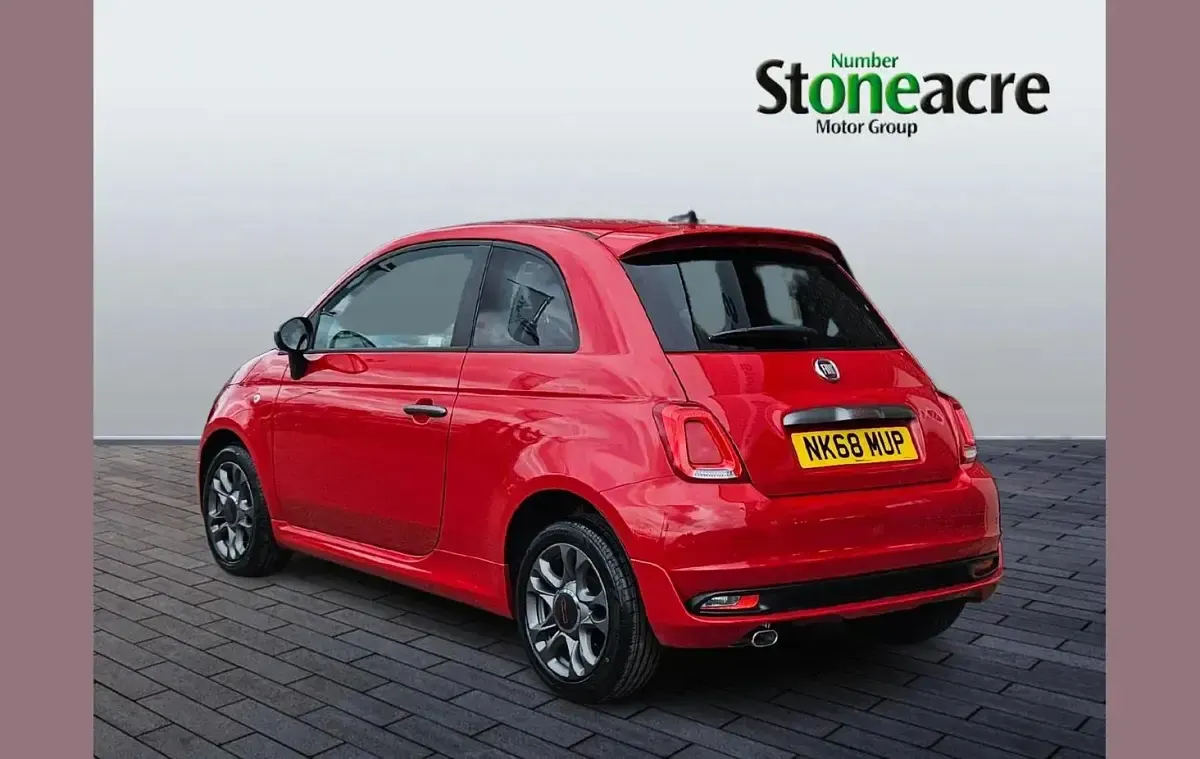 Used Fiat 500 S 69 HP (50 kW) 2018 Red Hatchback