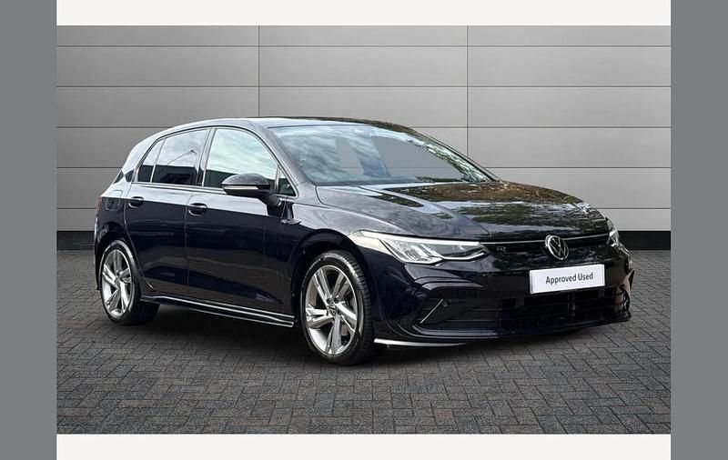 Black Used 2021 VW Golf VIII R-line Hatchback | £17,990 (Fair price) - Image 1/3