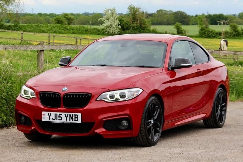 Red Used 2015 BMW 220 M Sport Coupe | £10,450 (Fair price) - Image 1/4