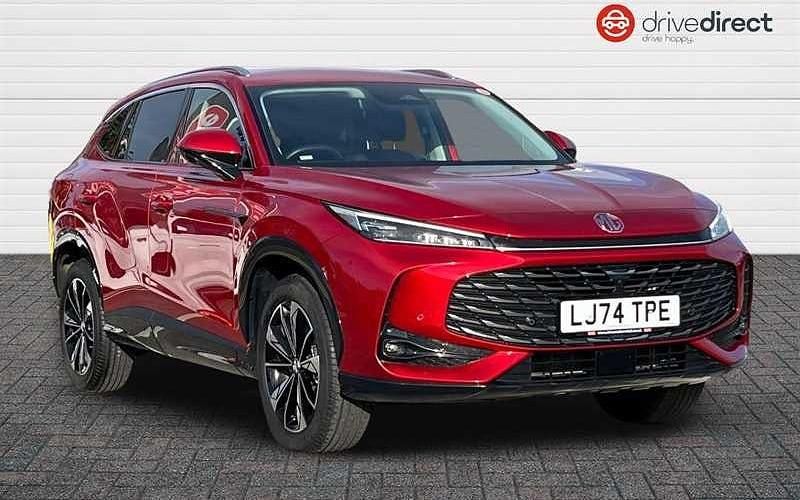 Tri coat dynamic red Used 2025 MG HS Trophy SUV | £18,700 (Fair price) - Image 1/4