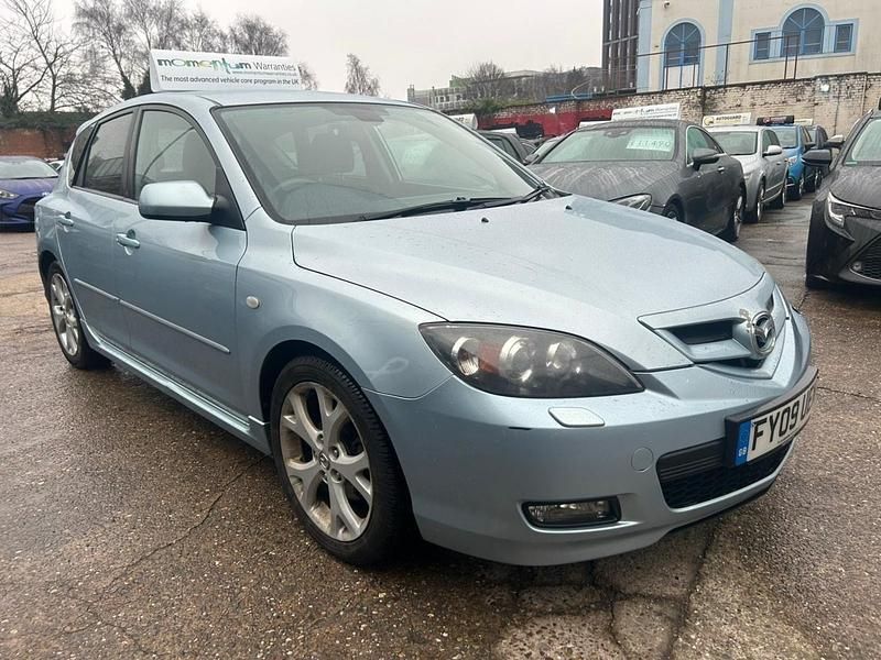 Begagnad Mazda 3 Inclusive 105 HK (77 kW) 2009 Blå Halvkombi
