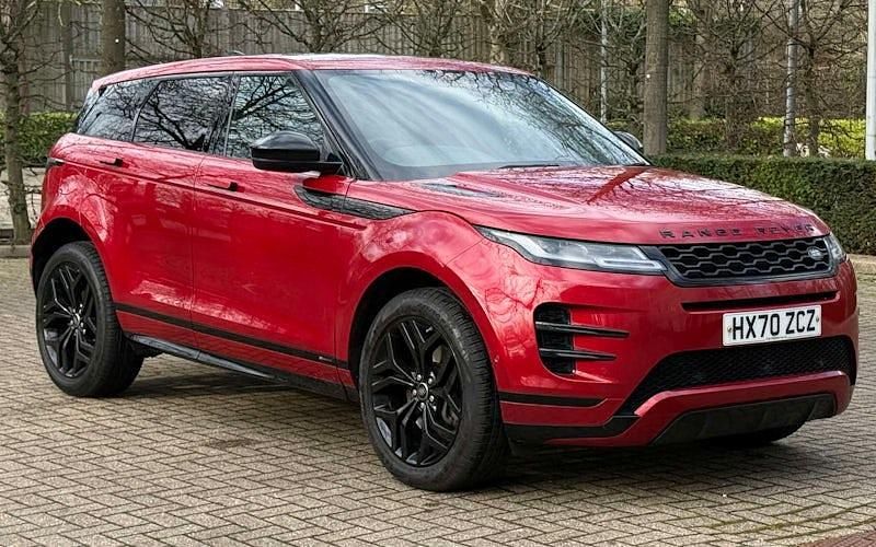Used Land Rover Range Rover evoque SE Dynamic 182 HP (133 kW) 2020 Red Hatchback