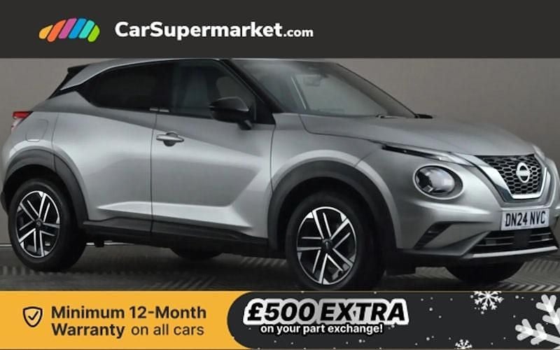 Silver Used 2024 Nissan Juke N-Connecta SUV | £14,897 (Fair price) - Image 1/3