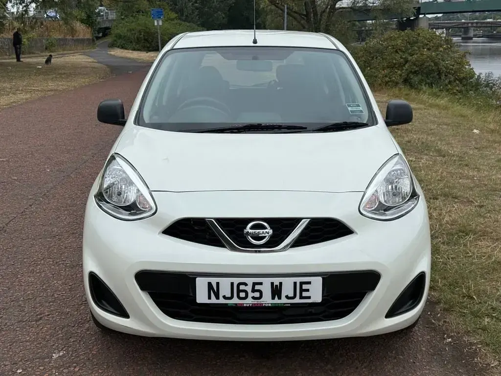 Used Nissan Micra Visia 80 HP (58 kW) 2015 White Hatchback