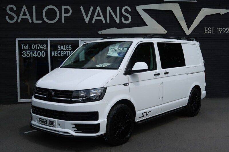 White Used 2019 VW T6.1 Startline Van | £18,995 (A bit pricey) - Image 1/4
