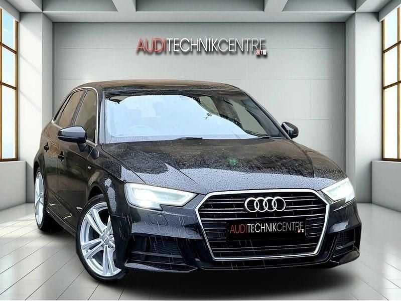 Black Used 2017 Audi A3 S-Line Hatchback | £13,749 (Fair price) - Image 1/3