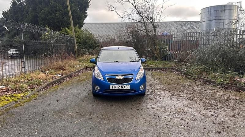 Used Chevrolet Spark LS 2012 Blue Hatchback