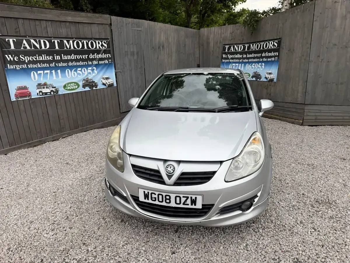 Used Vauxhall Corsa 2008 Silver Hatchback