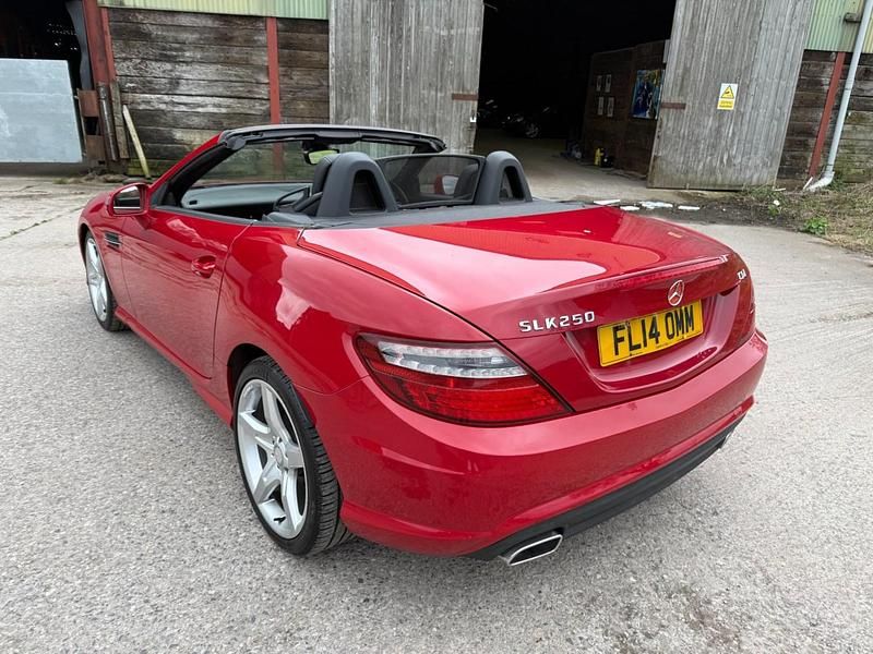 Used Mercedes SLK250 AMG 2014 Red Cabriolet