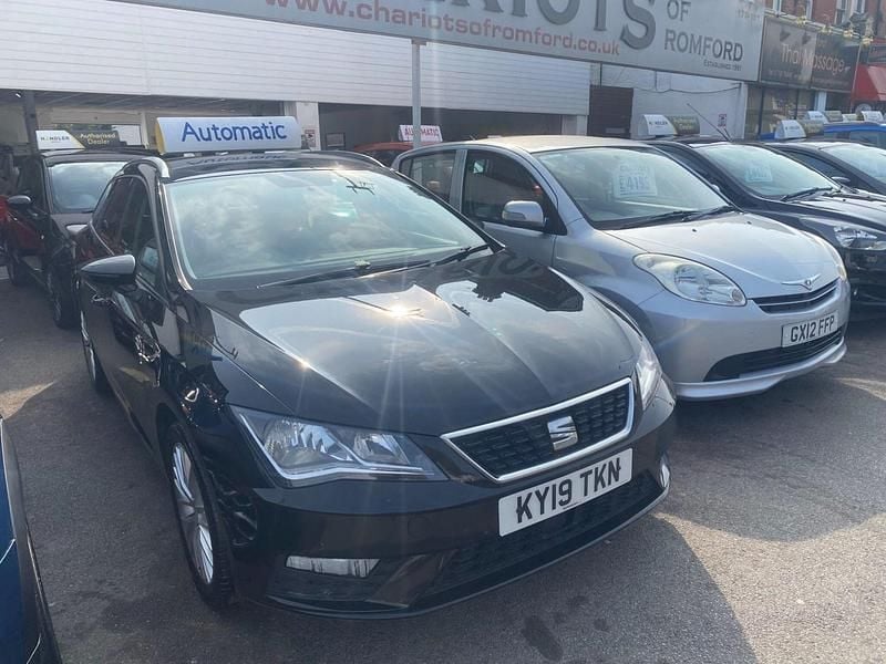Begagnad Seat Leon ST SE Dynamic 115 HK (84 kW) 2019 Svart Kombi