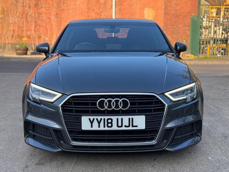 Used Audi A3 S-Line 150 HP (110 kW) 2018 Grey Sedan
