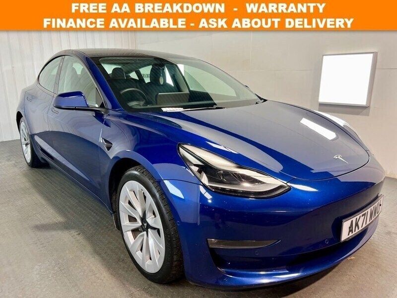 Blue Used 2021 Tesla Model 3 Long Range Sedan | £15,795 (Fair price) - Image 1/4