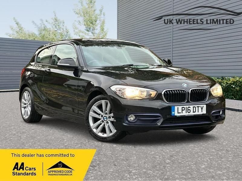 Black Used 2016 BMW 118 Sport Line Hatchback | £8,290 (Good price) - Image 1/4