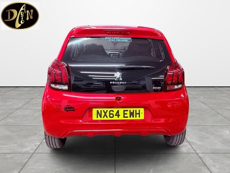 Used Peugeot 108 Active 68 HP (50 kW) 2014 Red Hatchback
