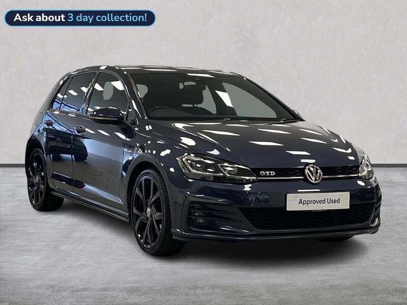 Blue Used 2019 VW Golf VII GTD Hatchback | £22,276 (Fair price) - Image 1/4