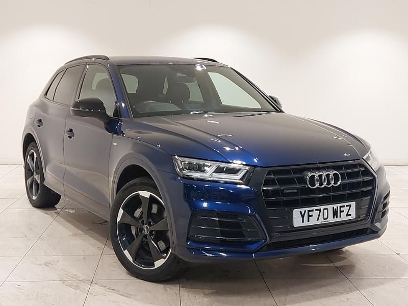 Used Audi Q5 Black Edition 299 HP (219 kW) 2020 Blue SUV