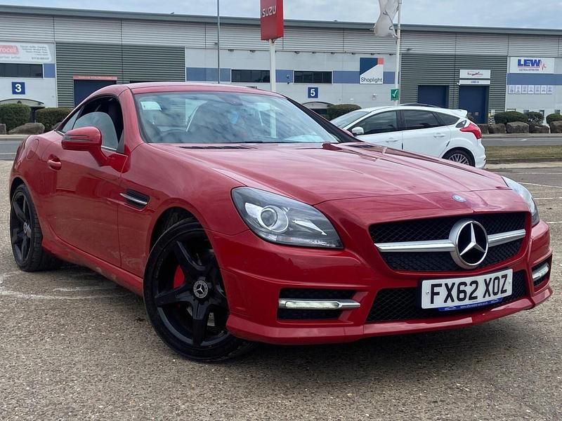 Red Used 2012 Mercedes SLK200 AMG Cabriolet | £7,990 (Fair price) - Image 1/4