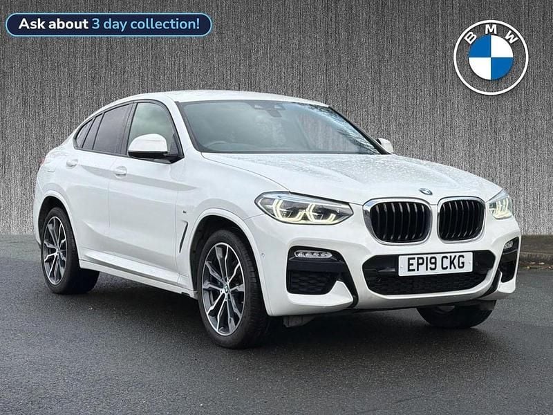 White Used 2019 BMW X4 M Sport SUV | £23,999 (Fair price) - Image 1/4
