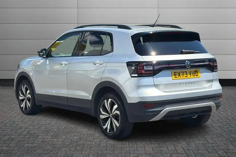 Used VW T-Cross Black Edition 110 HP (80 kW) 2023 Silver SUV