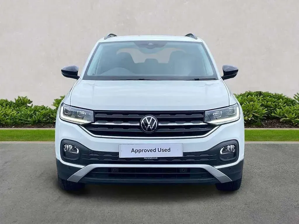 Used VW T-Cross Black Edition 95 HP (69 kW) 2023 White SUV