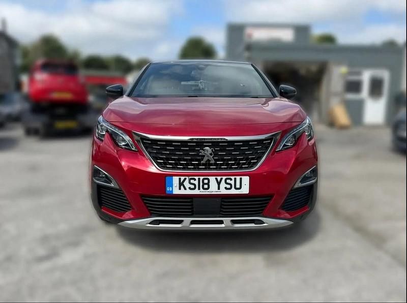 Used Peugeot 3008 GT-line 150 HP (110 kW) 2018 Red Hatchback