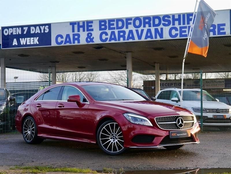 Red Used 2016 Mercedes CLS220 AMG Line Premium Plus Sedan | £14,995 (Fair price) - Image 1/4