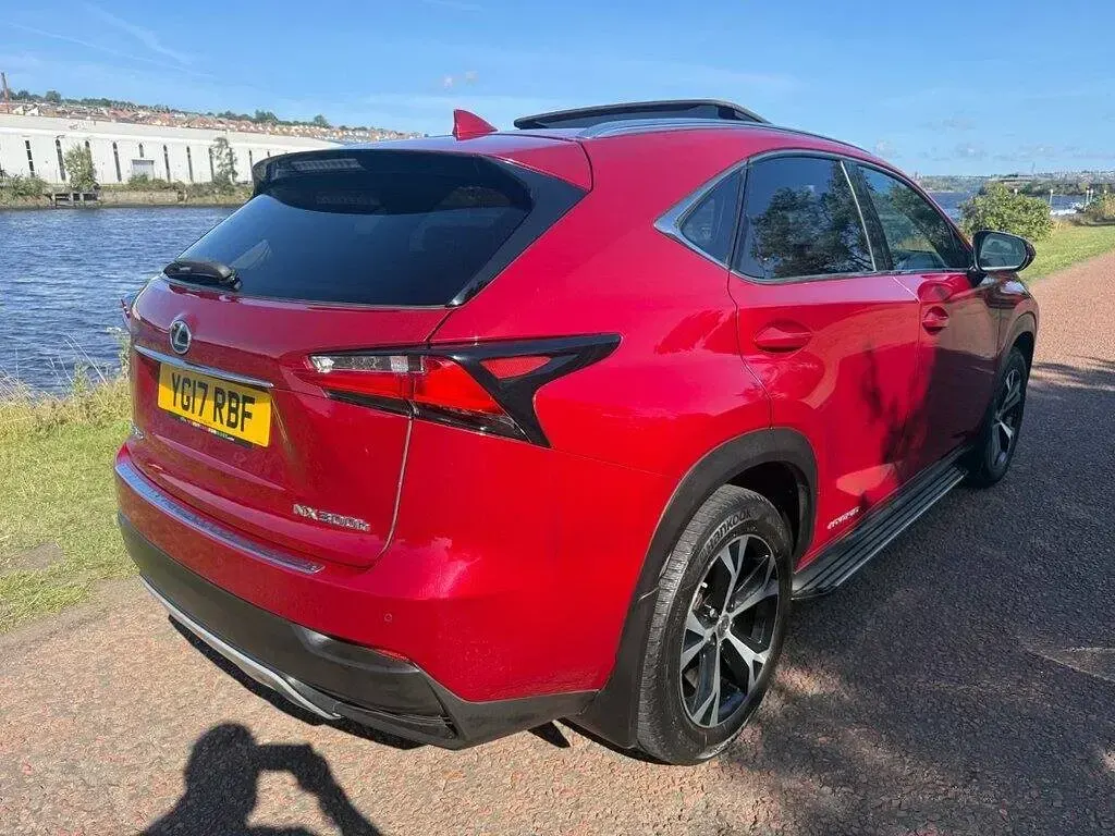 Used Lexus NX300h 195 HP (143 kW) 2017 Red SUV