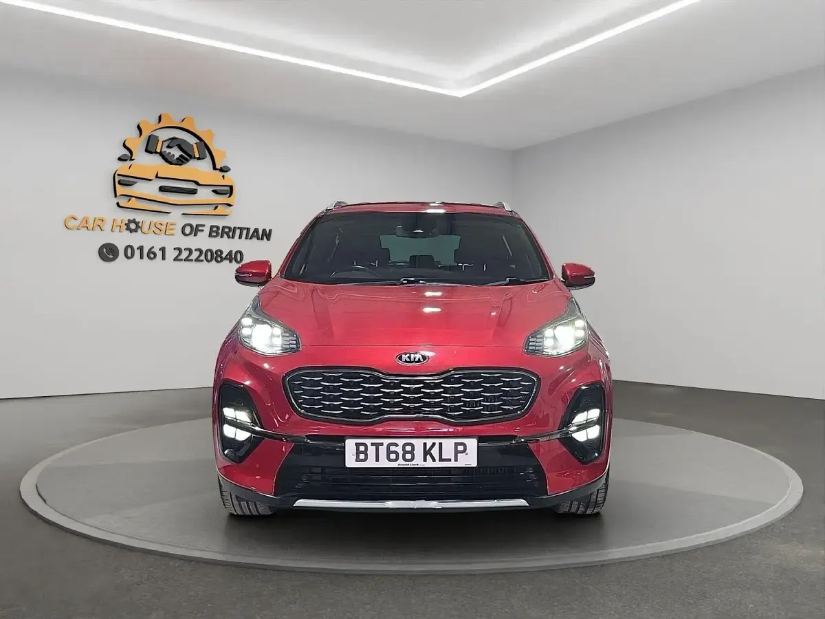 Used Kia Sportage GT-Line 177 HP (130 kW) 2018 Red SUV
