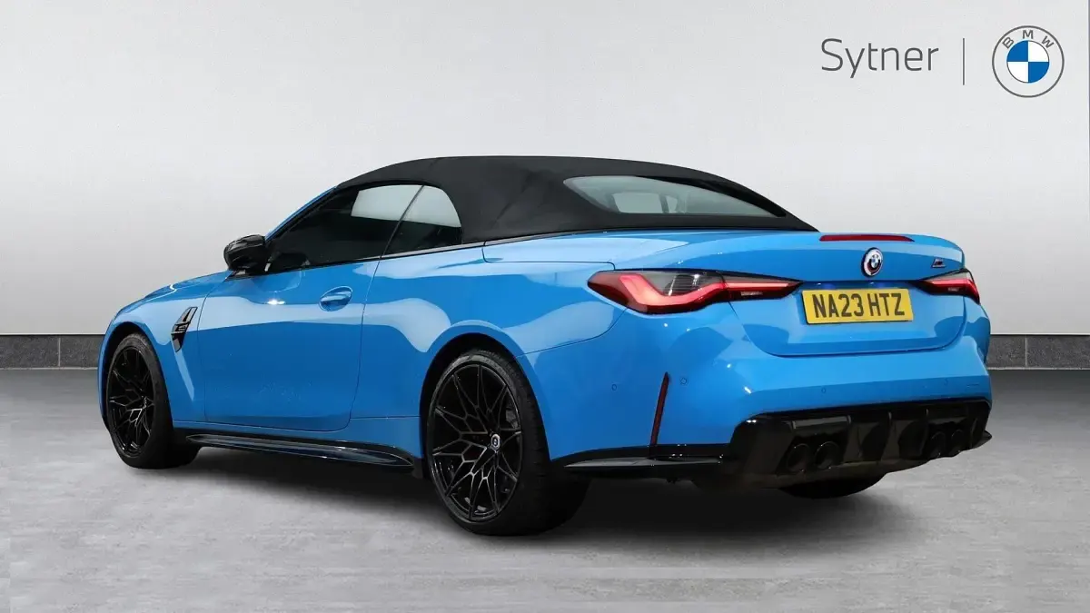 Used BMW M4 Competition Edition 503 HP (369 kW) 2023 Blue Cabriolet