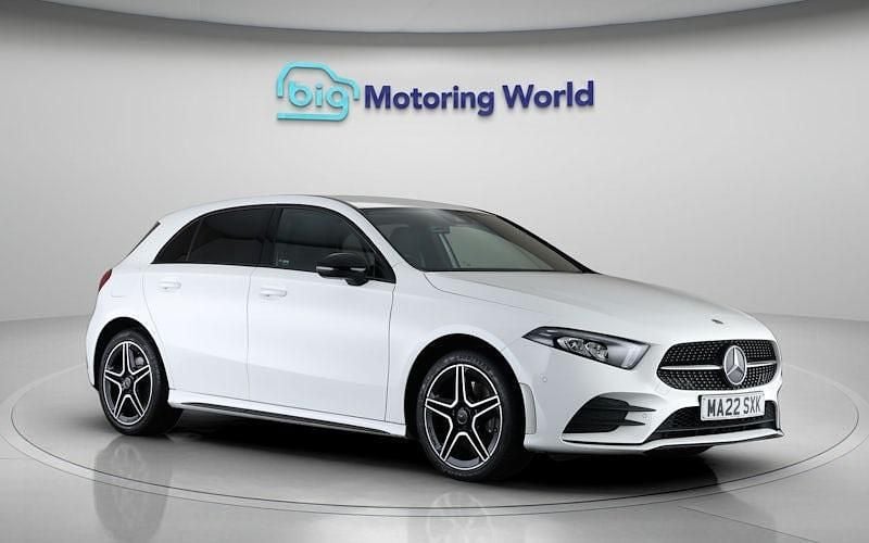 Used Mercedes A250 Executive 218 HP (160 kW) 2022 White Hatchback