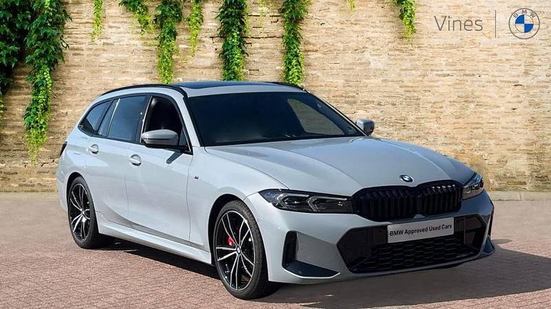 Grey Used 2023 BMW 320 M Sport Estate | £39,987 - Image 1/4