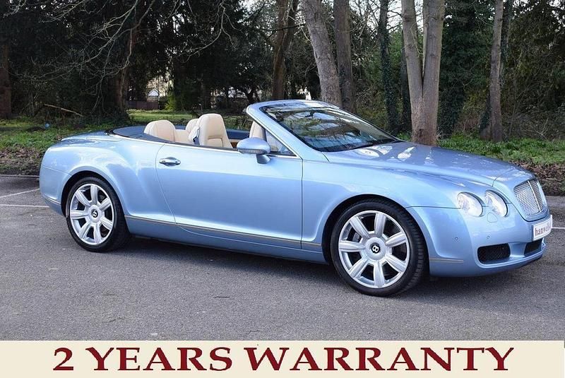 Used Bentley Continental 552 HP (405 kW) 2007 Silver Cabriolet