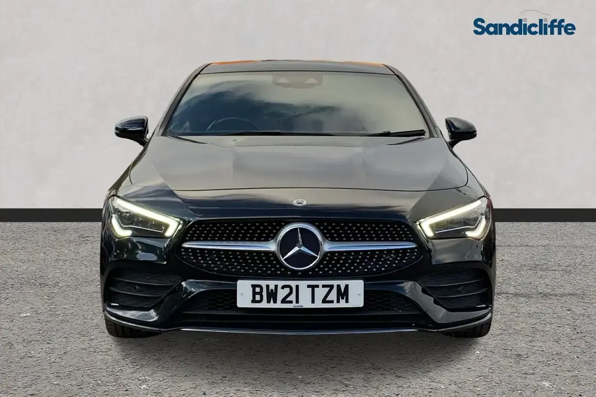Used Mercedes CLA180 AMG Line Premium Plus 136 HP (100 kW) 2021 Black Coupe