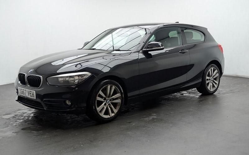 Used BMW 116 Sport Line 116 HP (85 kW) 2017 Black Hatchback