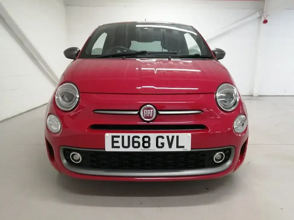 Used Fiat 500 S 69 HP (50 kW) 2018 Red Hatchback