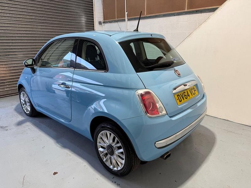 Used Fiat 500 Lounge 69 HP (50 kW) 2014 Blue Hatchback