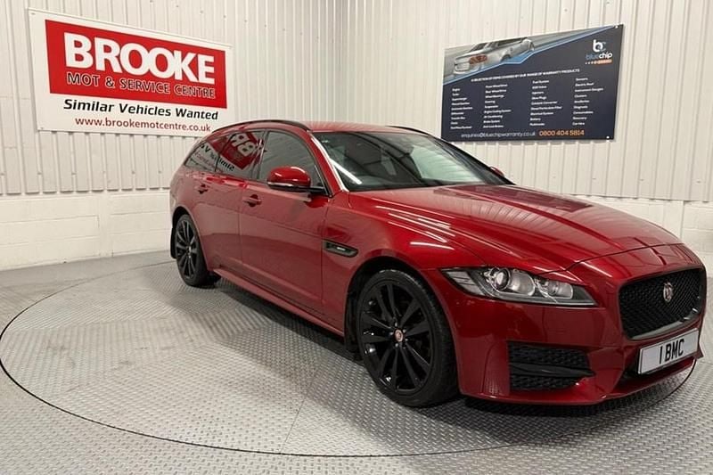 Red Used 2019 Jaguar XF Sportbrake R-Sport Estate | £11,990 (Fair price) - Image 1/1