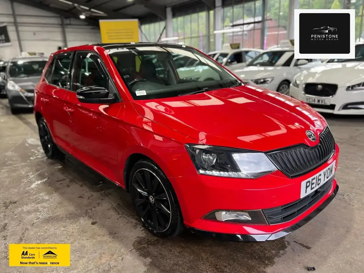 Used Skoda Fabia Monte Carlo 60 HP (44 kW) 2016 Red Hatchback