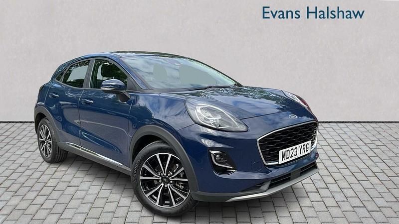 Blue Used 2023 Ford Puma Titanium Hatchback | £15,510 (Super price) - Image 1/4