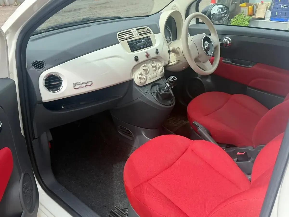 Used Fiat 500 Pop 69 HP (50 kW) 2014 White Hatchback