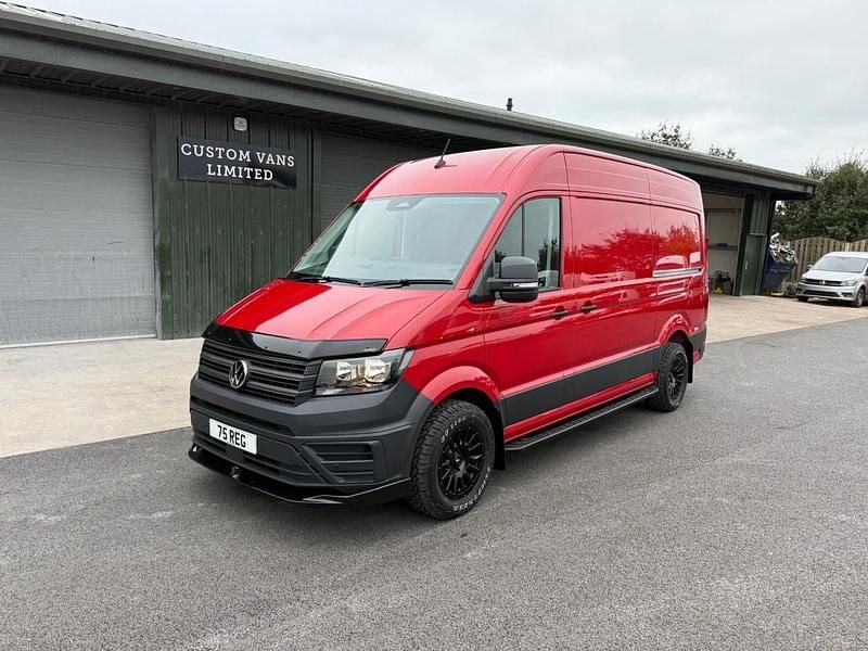 New VW Crafter 140 HP (102 kW) 2025 Red Van