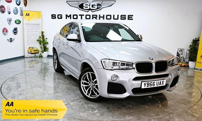 Used BMW X4 M Sport 190 HP (139 kW) 2017 Silver SUV