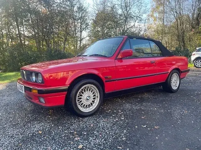 Used BMW 320 Cabriolet 1991 Red Cabriolet