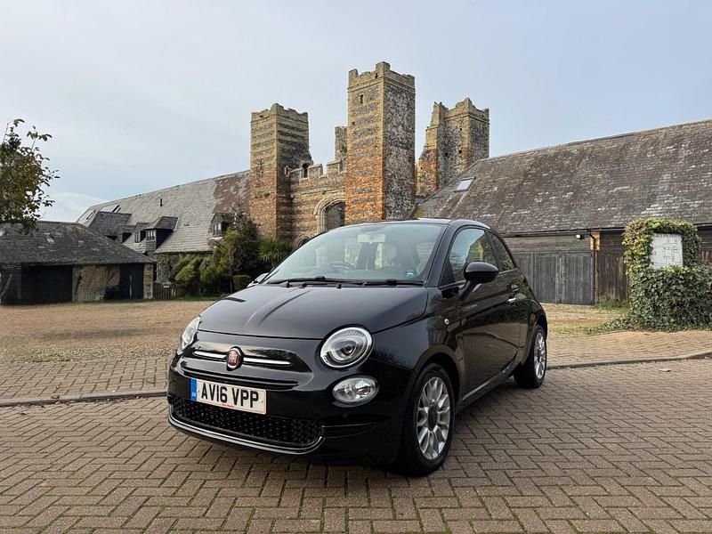 Black Used 2016 Fiat 500 Pop Star Hatchback | £4,395 (Good price) - Image 1/4
