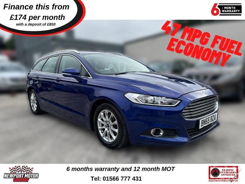Blue Used 2015 Ford Mondeo Zetec Estate | £7,995 (A bit pricey) - Image 1/4