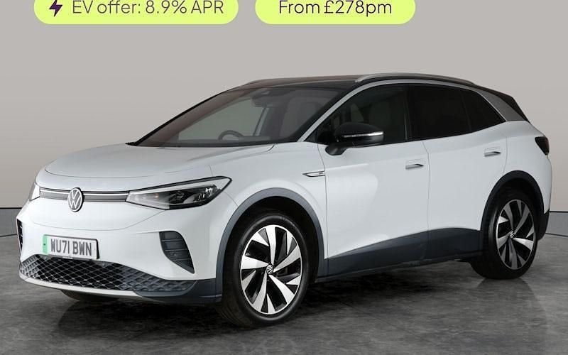 White Used 2021 VW ID.4 Pro Performance SUV | £16,915 (Fair price) - Image 1/3