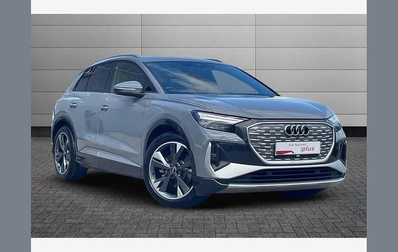 Grey Used 2023 Audi Q4 e-tron S-Line SUV | £28,395 (Super price) - Image 1/4