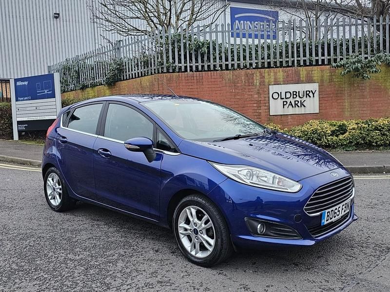 Blue Used 2015 Ford Fiesta Zetec Hatchback | £2,795 (Good price) - Image 1/4