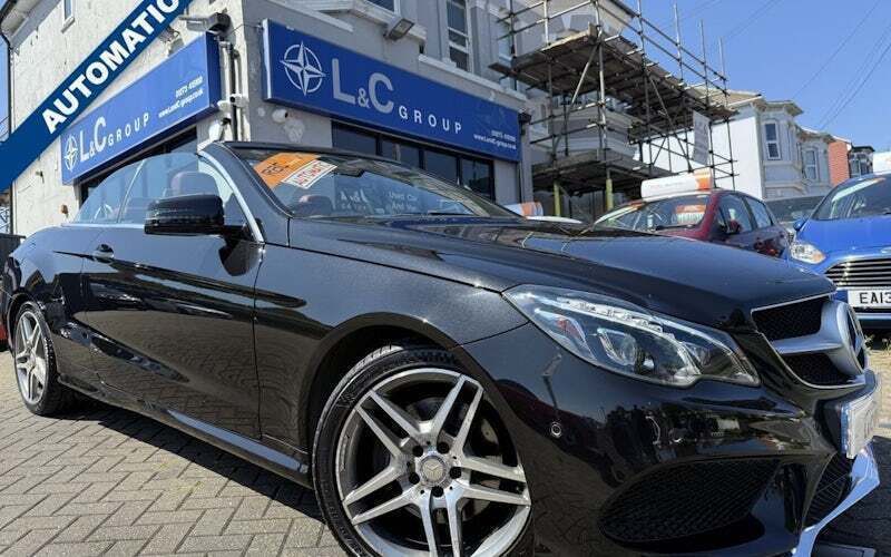Black Used 2015 Mercedes E220 AMG line Cabriolet | £12,190 (Fair price) - Image 1/4